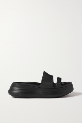 Rag & Bone Brixley Rubber Platform Slides - Black - ShopStyle