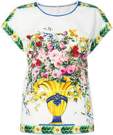 Thumbnail for your product : Dolce & Gabbana floral print top