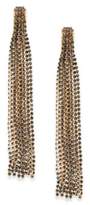 Thumbnail for your product : INC International Concepts Crystal Chain Linear Drop Earrings, Created for Macy's