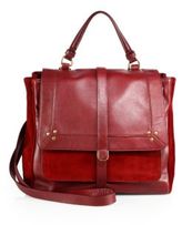 Thumbnail for your product : Jerome Dreyfuss Edouard Leather & Suede Crossbody Bag