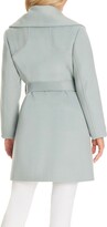 Thumbnail for your product : Vince Camuto Double Breasted Coat with Removable Faux Fur Collar