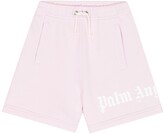 Thumbnail for your product : Palm Angels Kids Logo cotton shorts