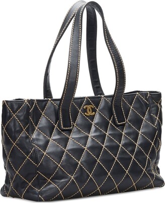 Chanel Pre Owned 2005 Wild Stitch handbag - ShopStyle Tote Bags