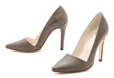 Thumbnail for your product : Alice + Olivia Dina Glitter Embossed Pumps