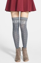 Thumbnail for your product : Kensie 'Fair Isle' Over The Knee Socks