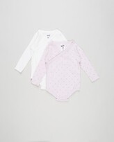 Thumbnail for your product : Cotton On Baby - White Bodysuits - Organic Newborn Cross Over Bubbysuit - 2-Pack - Babies - Size TEENY at The Iconic