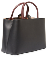 Thumbnail for your product : Fendi 2Jours Charm Petite Leather Tote