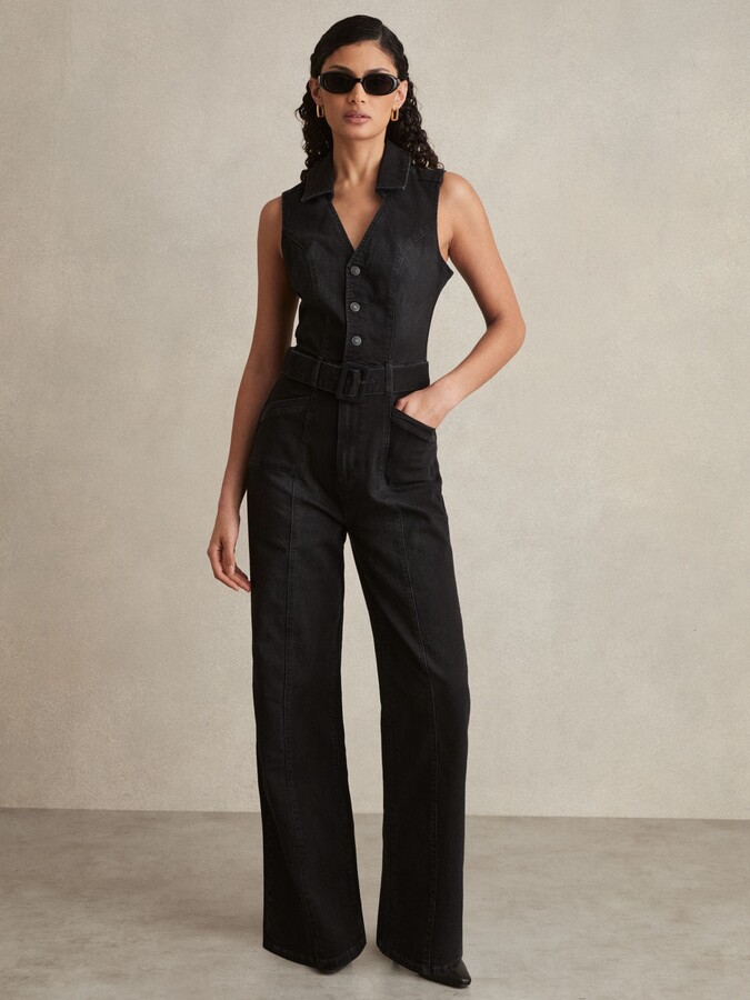 Sleeveless Jumpsuit Bcbg Denim Jumpsuit BCBGMaxAzria Jumpsuit