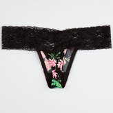Thumbnail for your product : Aloha Floral Print Lace Thong