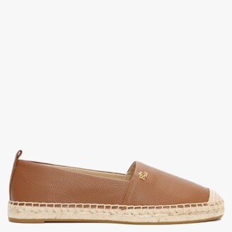 Tan Leather Espadrilles | Shop the world's largest collection of fashion |  ShopStyle UK