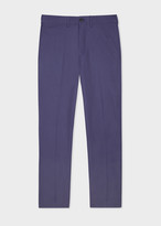 Thumbnail for your product : Men's Washed Lilac Blue Cotton Chinos