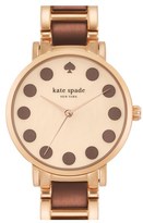 Thumbnail for your product : Kate Spade 'gramercy' Dot Dial Bracelet Watch, 34mm