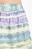 Thumbnail for your product : Angie Abstract Tribal Double Slit Skirt