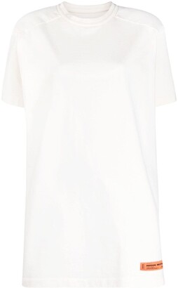 Heron Preston logo-print T-shirt dress