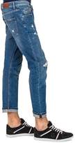 Thumbnail for your product : The Kooples Short Drop Slim Fit Jeans in Blue