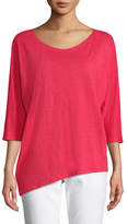 Thumbnail for your product : Eileen Fisher Organic Linen Jersey Top