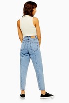 Thumbnail for your product : Topshop Mid Blue Ovoid Tapered Jeans