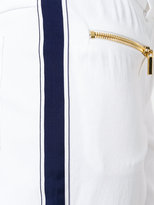 Thumbnail for your product : Michel Klein side stripe skinny trousers