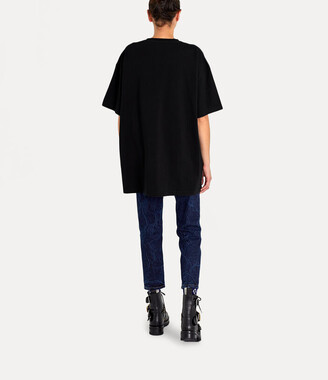Vivienne Westwood Oversized Pin-Up T-Shirt - ShopStyle Long