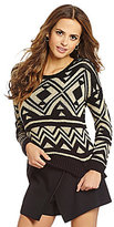 Thumbnail for your product : Gianni Bini Beverly Tribal Sweater