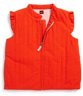 Thumbnail for your product : Tea Collection 'Clotilde' Canvas Zip Vest (Little Girls & Big Girls)