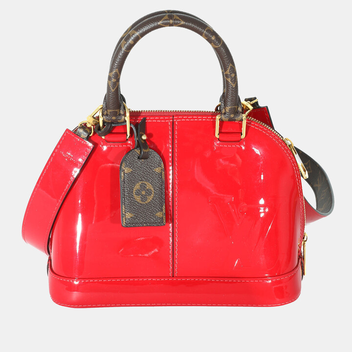 Louis Vuitton Scarlet Miroir Monogram Vernis Alma BB Bag - ShopStyle
