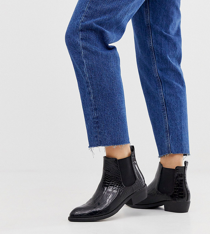 park lane flat chelsea boots
