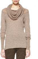 Thumbnail for your product : Elie Tahari Cashmere Aurora Draped-Neck Sweater