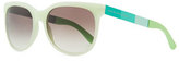 Thumbnail for your product : Marc by Marc Jacobs Plastic Round-Bottom Rectangle Sunglasses, Green