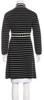 Thumbnail for your product : Tory Burch Striped Wool Coat