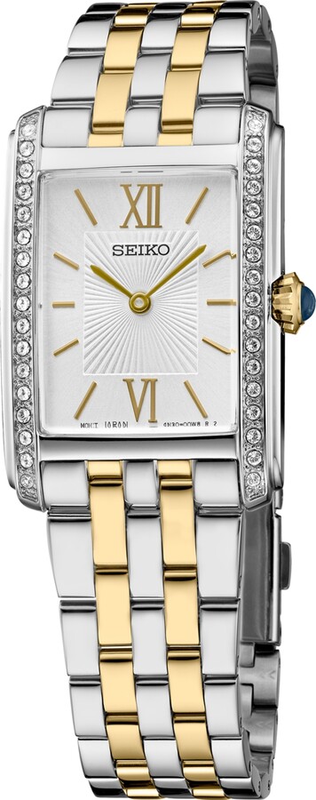 Seiko Women's Two-Tone Stainless Steel Bracelet Watch 23mm x 33mm