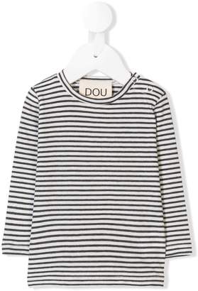 Douuod Kids striped long-sleeved T-shirt