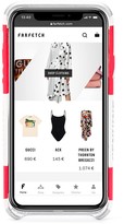 Thumbnail for your product : Moschino King of Clothes print iPhone XS/X case
