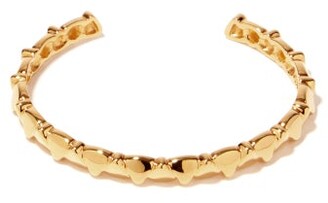 Dominic Jones Teeth 18kt Gold-plated Sterling-silver Bracelet - Yellow Gold
