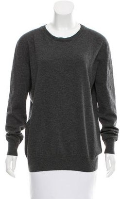 The Row RIb Knit Scoop Neck Sweater