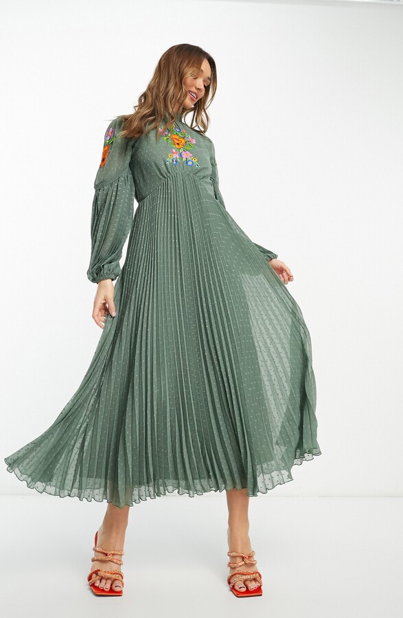 Flowy Long Sleeve Dress | ShopStyle