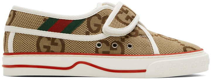 brown gucci trainers