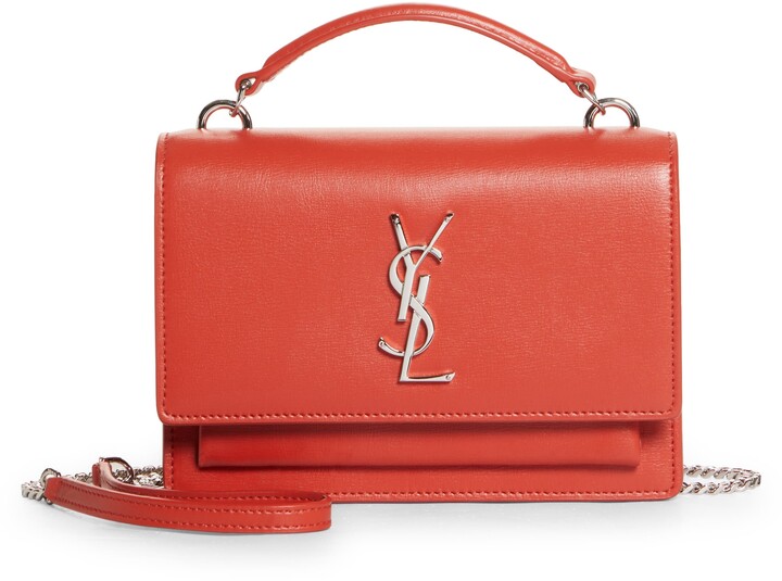 Saint Laurent Sunset Leather Top Handle Bag ShopStyle