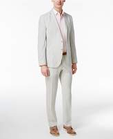 Thumbnail for your product : Nick Graham Men's Slim-Fit Stretch Sage and White Seersucker Suit