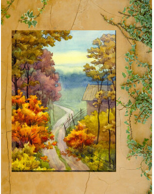Wildon Home Rambling Road All Weather Outdoor Art