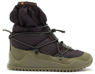 adidas by Stella McCartney Winterboot Cold.rdy Quilted Shell Snow Boots -  Black Green - ShopStyle