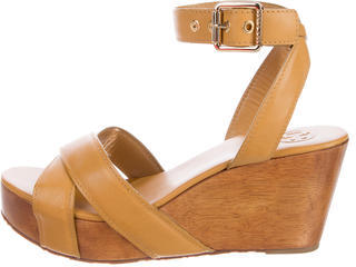 Tory Burch Almita Leather Wedges w/ Tags