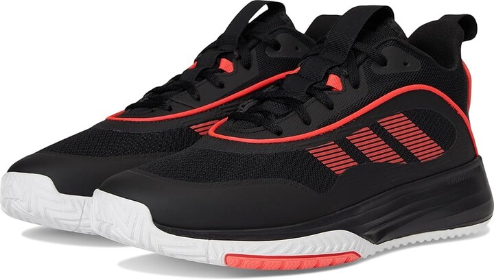 adidas Own The Game 3.0 Basketball Shoes Men's Basketball Shoes Black/Lucid Red/White : 8 D - Medium, Textile