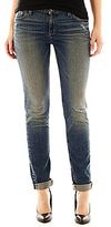 Thumbnail for your product : JCPenney a.n.a Destructed Boyfriend Skinny Jeans