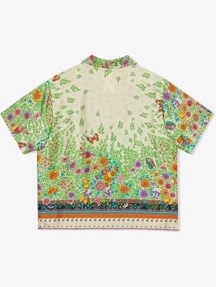 Gucci Children Floral Print Shirt