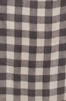 Thumbnail for your product : Eileen Fisher Check Plaid Lightweight Wool Scarf (Plus Size)