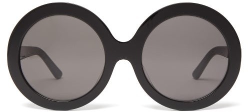 Oversized round acetate sunglasses Clearance