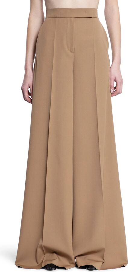 Max Mara Pantaloni di lana gabardine