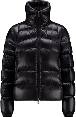 moncler black shiny jacket