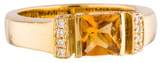 Thumbnail for your product : Di Modolo 18K Citrine & Diamond Band